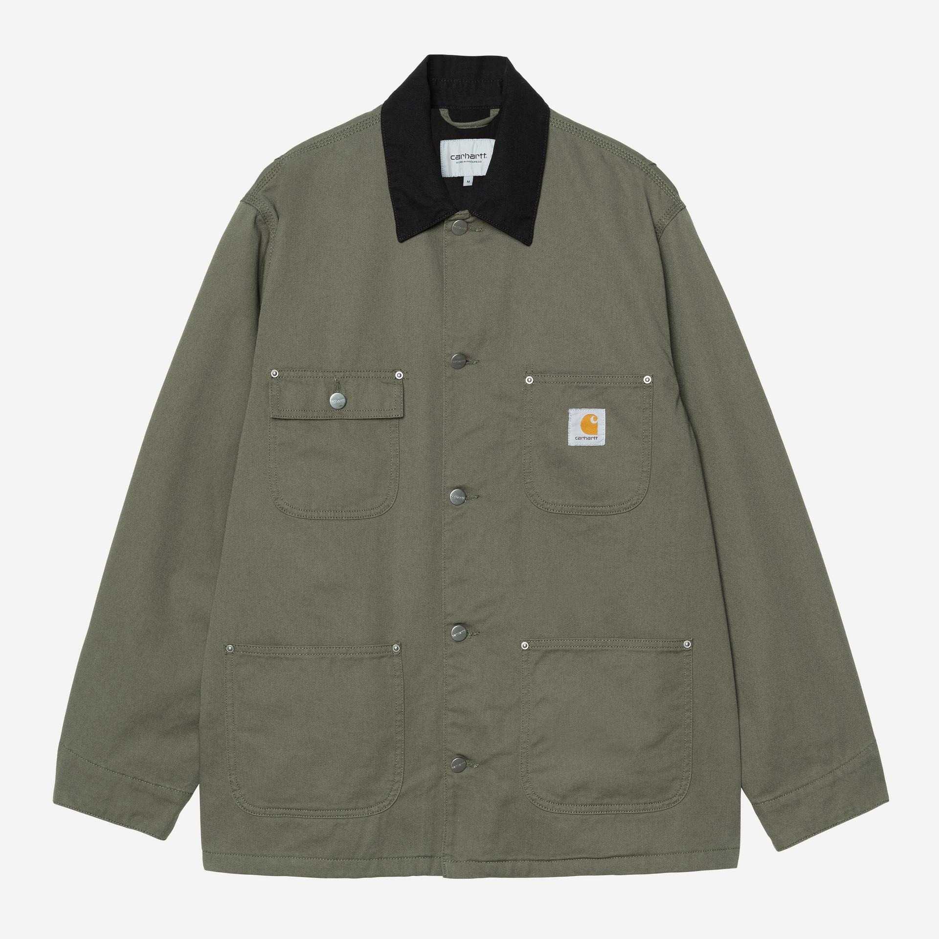 Chaqueta Carhartt Wip OG Chore Coat Leaf / Black rinsed