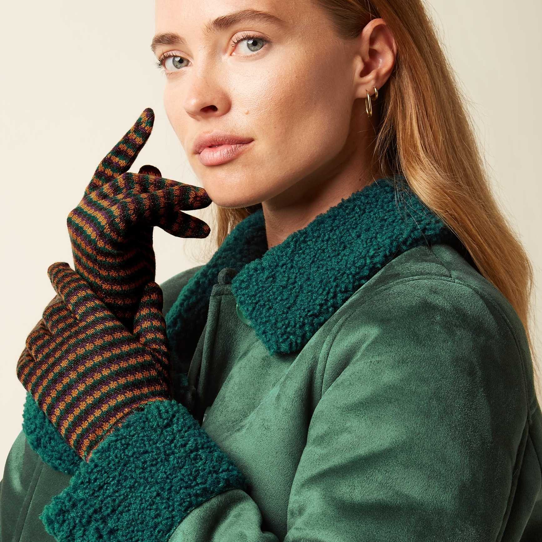 Guantes King Louie Lush Bordeaux Red