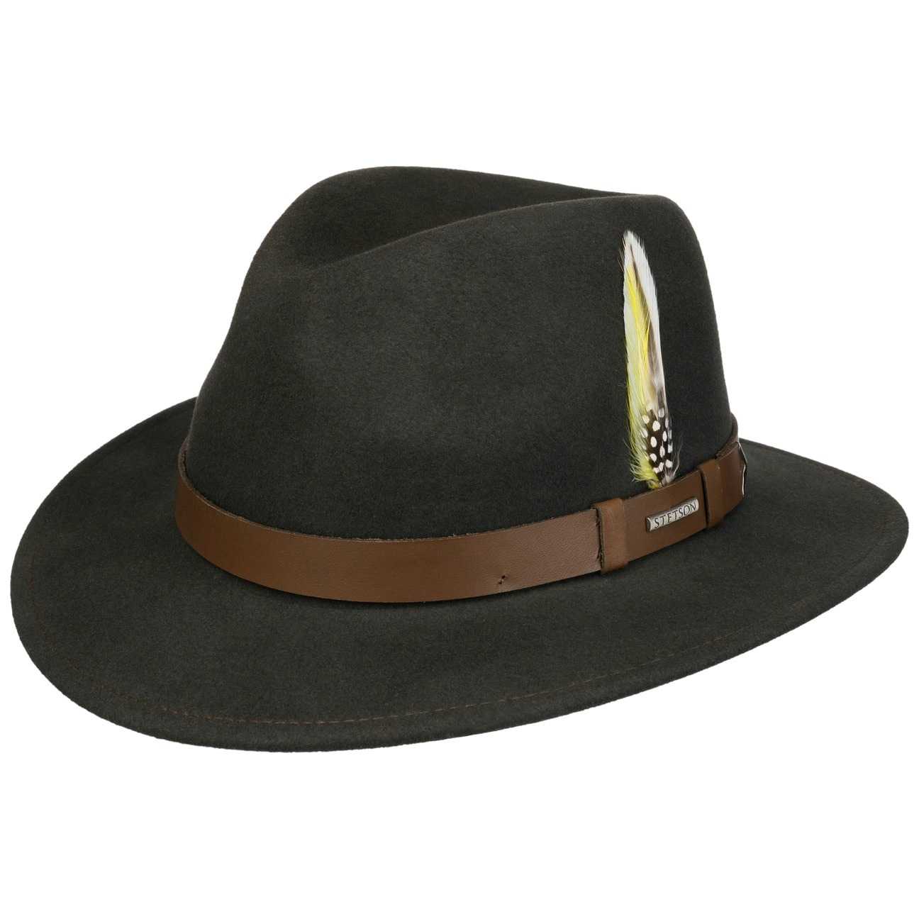Sombrero Stetson Traveller Palisades Vitafelt USA Brown