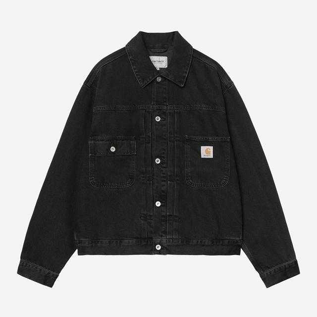 Cazadora Carhartt Wip Belmar Jacket Black Stone Washed