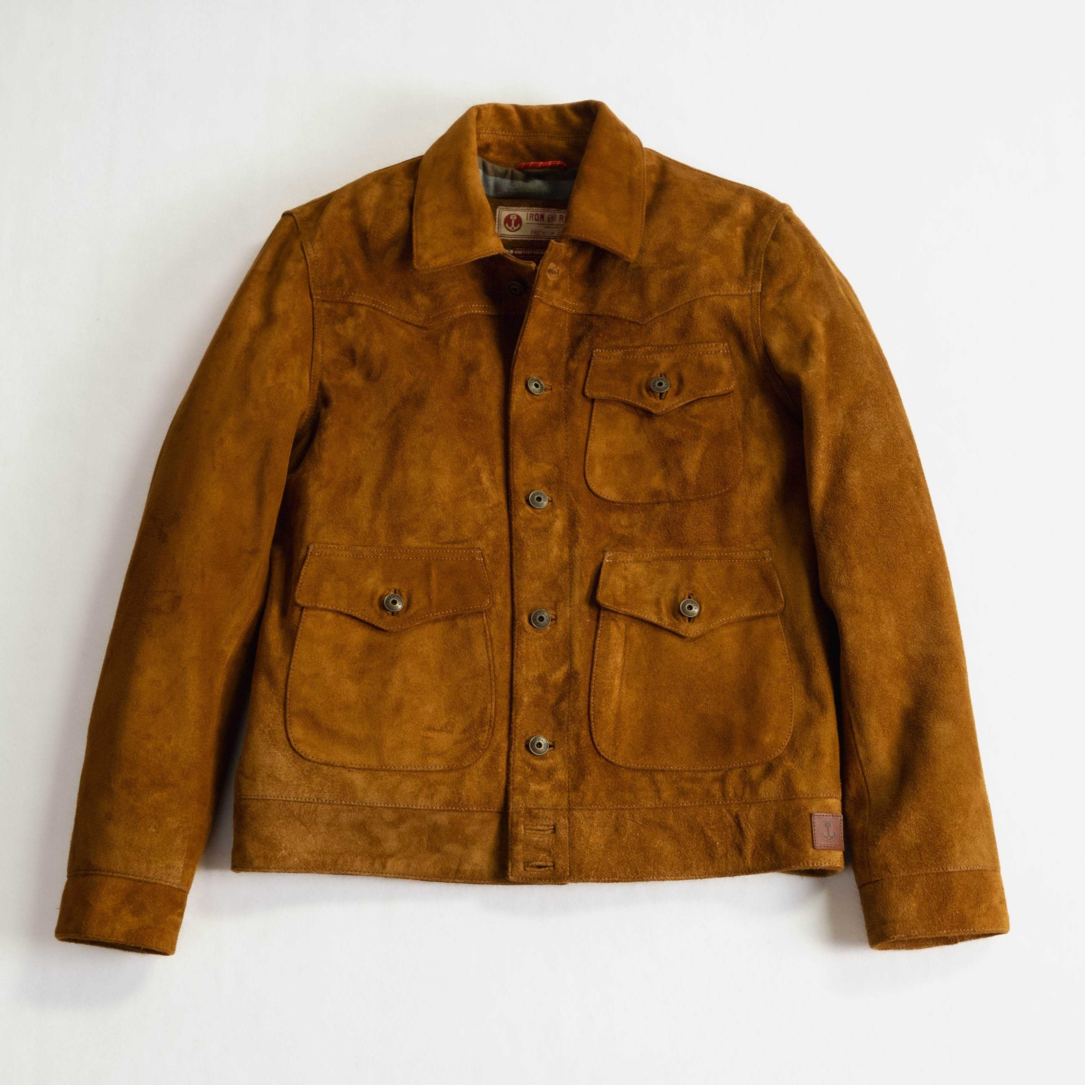 Cazadora Iron&Resin Douglas Buffalo Cognac