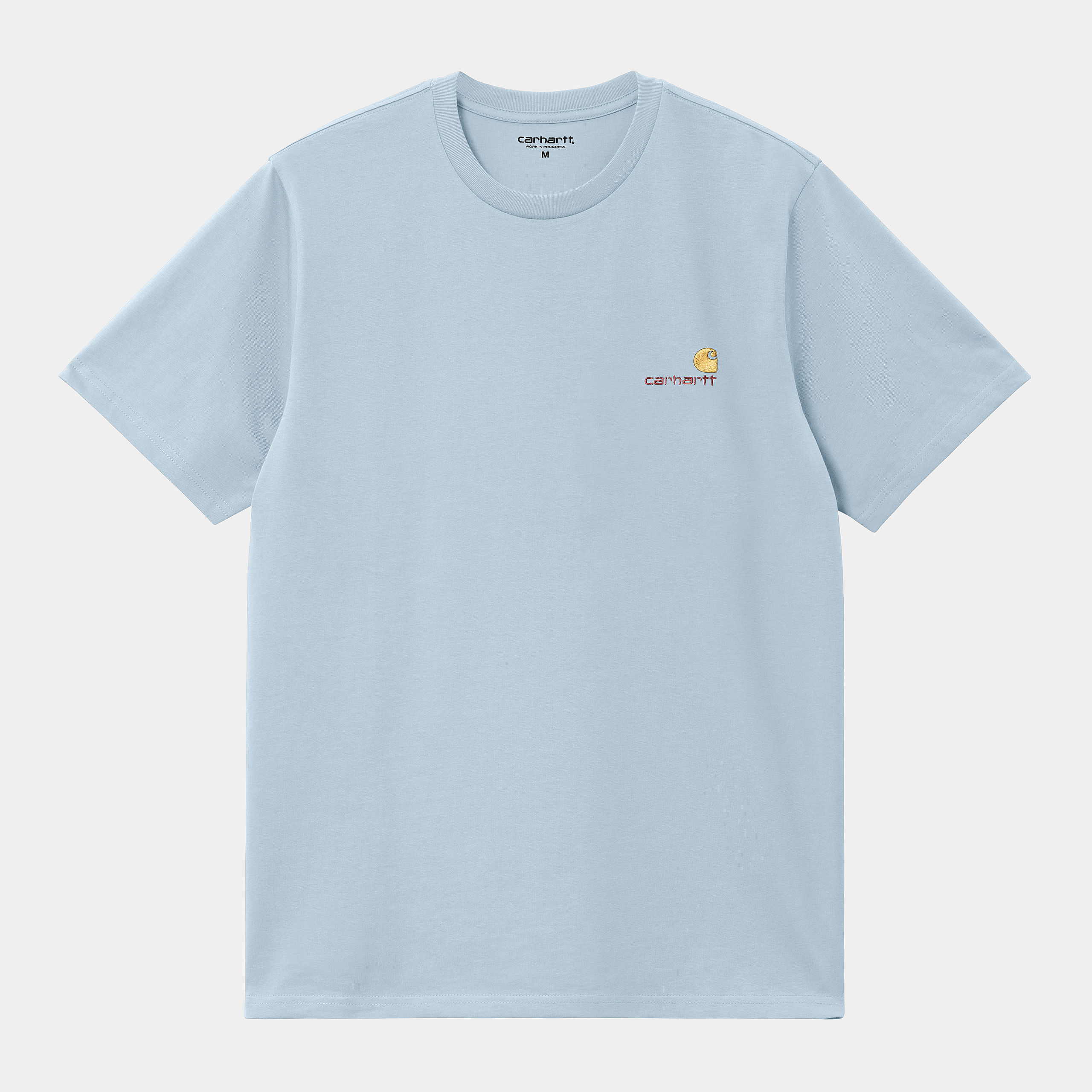 Camiseta Carhartt Wip American Script T-Shirt Frosted Blue