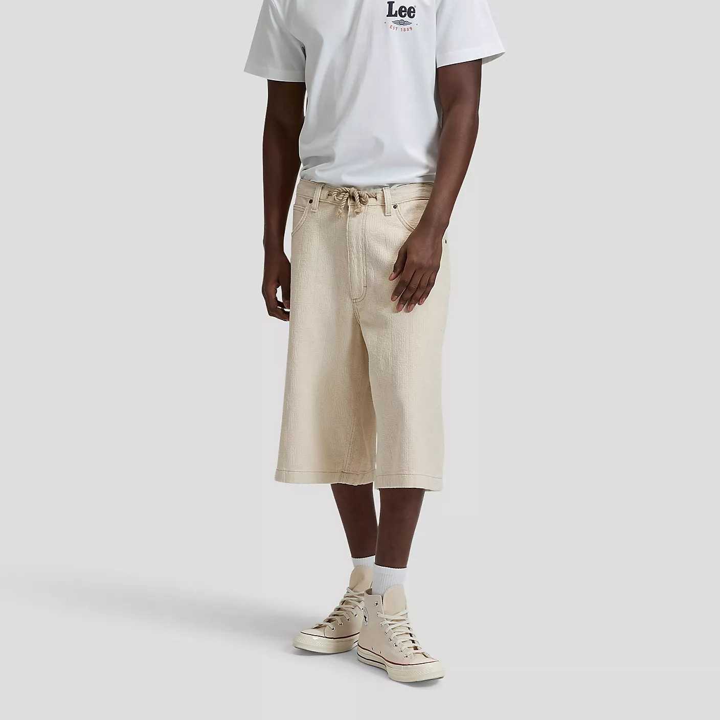 Bermuda Lee Jort With Drawstring Natural Greige