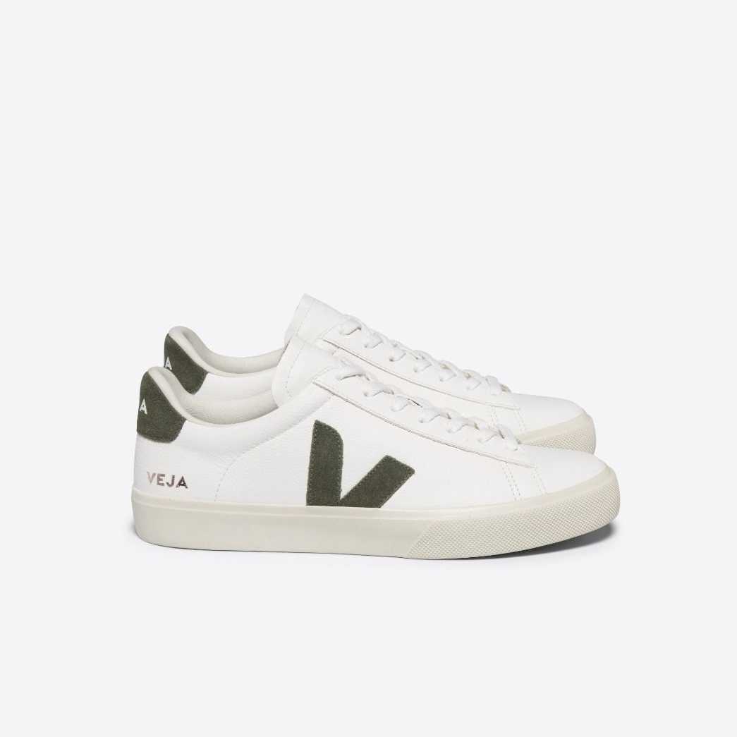 Zapatilla Veja Campo Chromefree Extra White Kaki