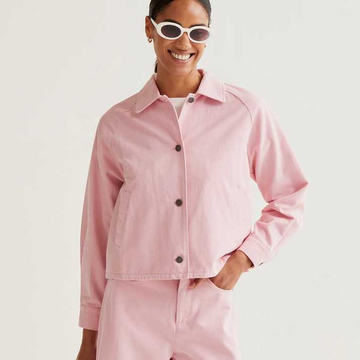 Cazadora Compañía Fantástica Algodón rosa