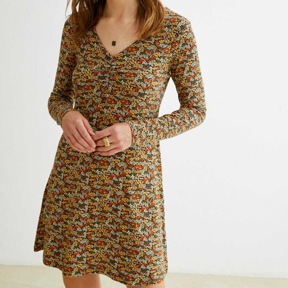 Vestido eseOese Bohemian Flower Print