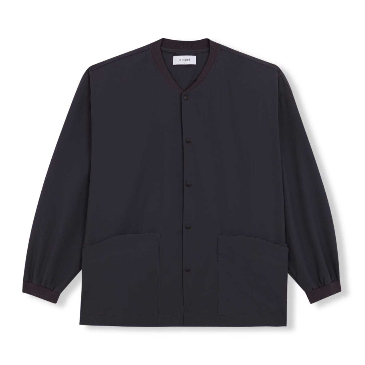 Chaqueta Bomber Unfeigned Tejido Técnico Azul Marino