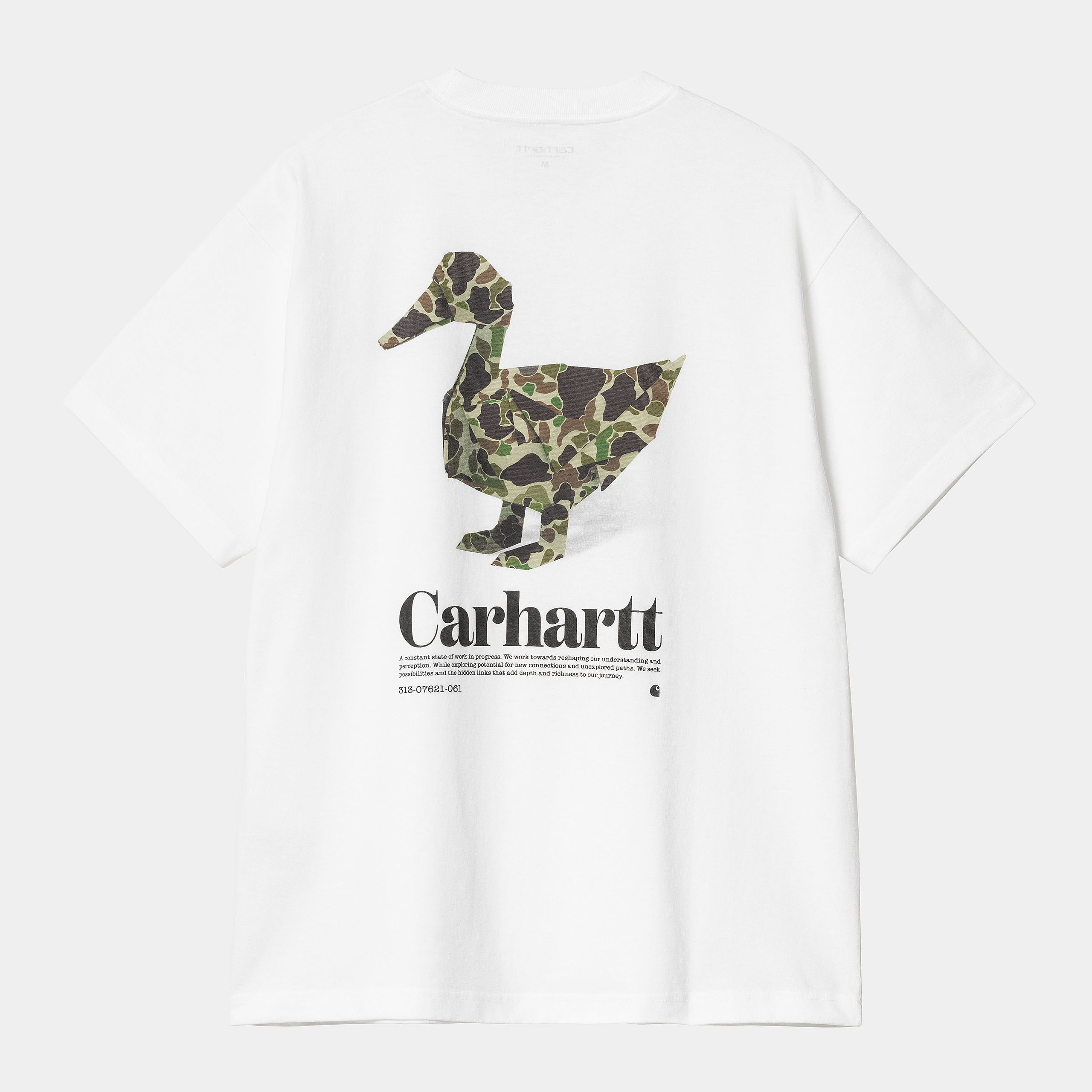 Camiseta Carhartt Wip S/S Fold Duck White | Baldani