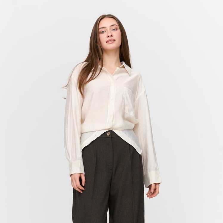 Camisa 24Colours Viscosa White