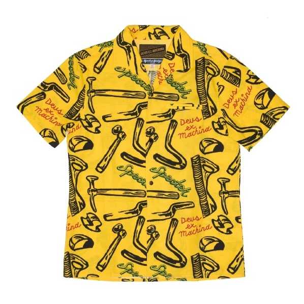 Camisa Deus Ex Machina Specter Tools Ss Canary Yellow