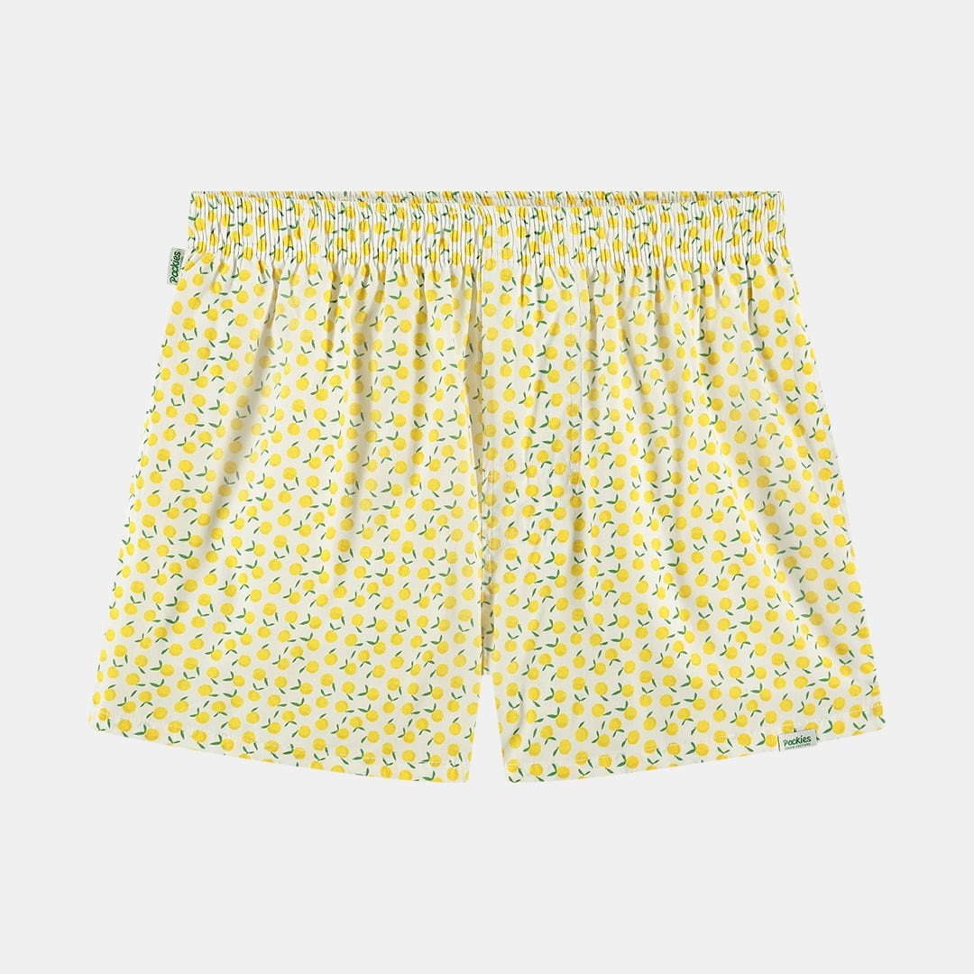 Boxer Short Pockies LemonsYellow