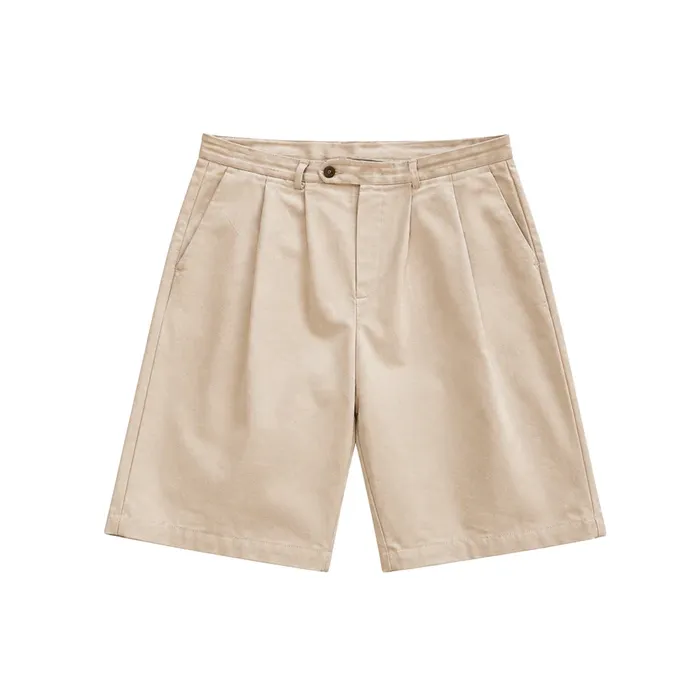 Bermudas NWHR Pinzas Beige