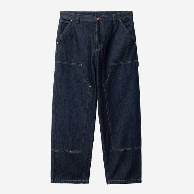 Pantalón Carhartt Wip Nash Souble Knee Blue Rinsed