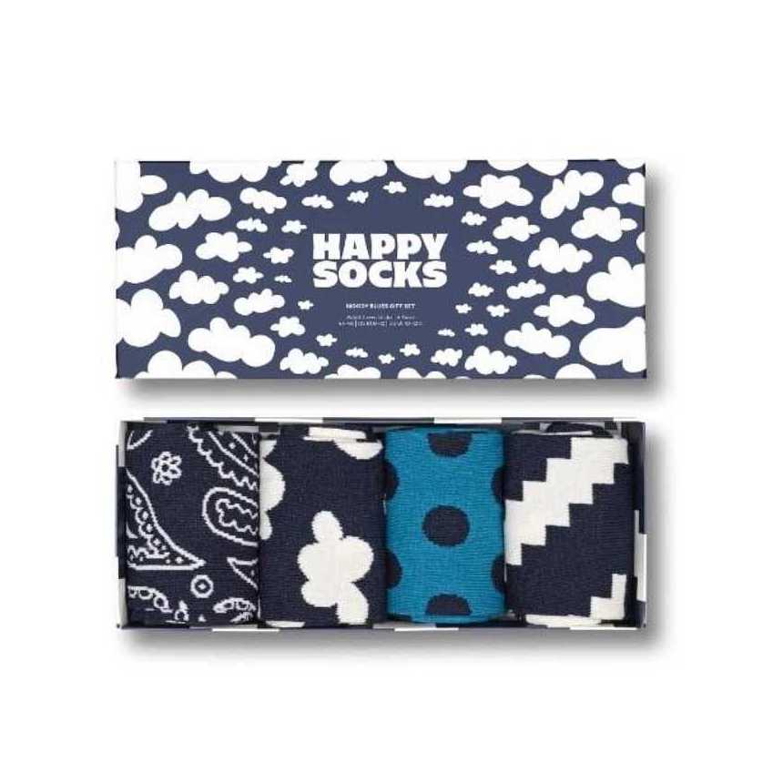 Calcetines Happy Socks Pack 4 Moody Blues Gift Set