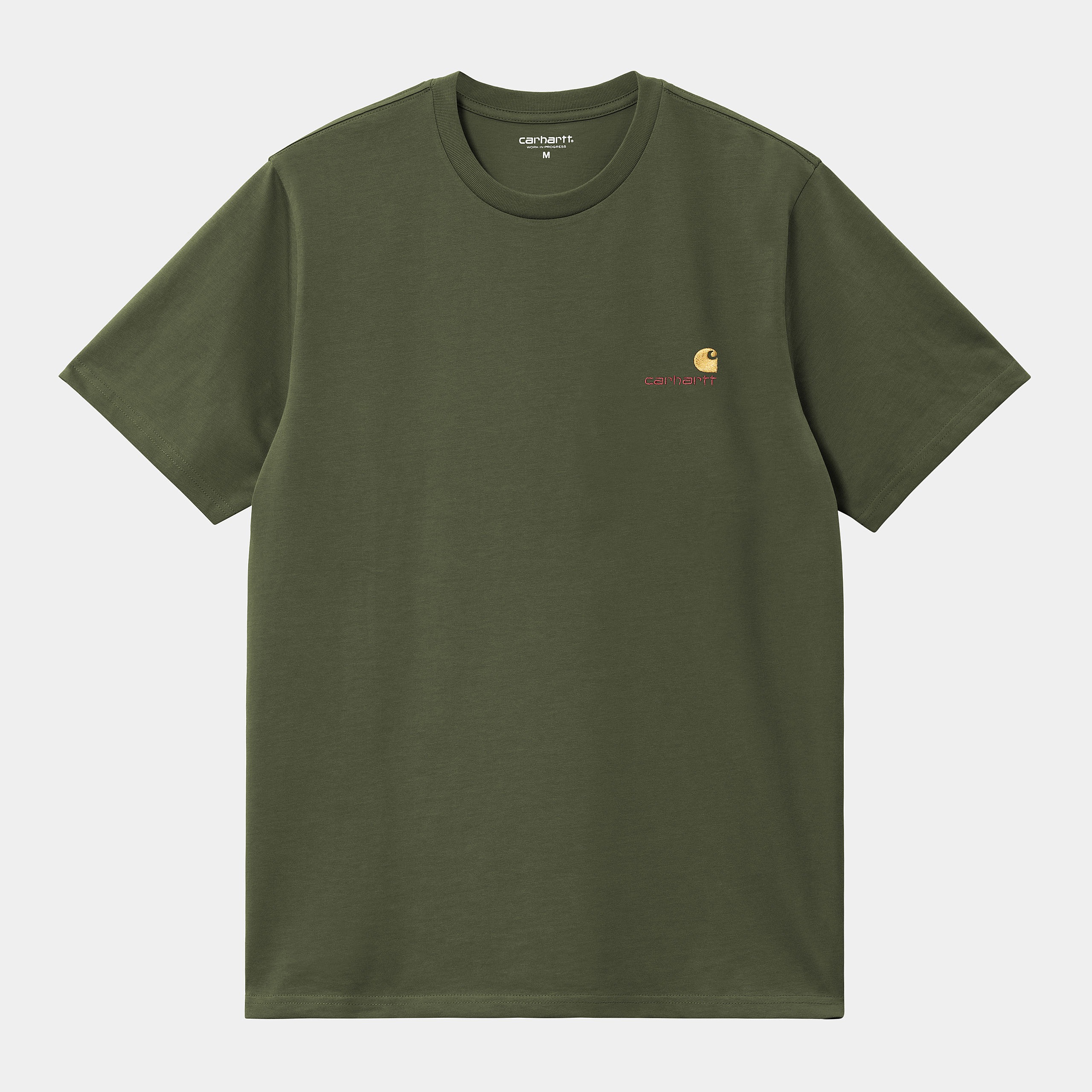 Camiseta Carhartt Wip American Script Tarragon