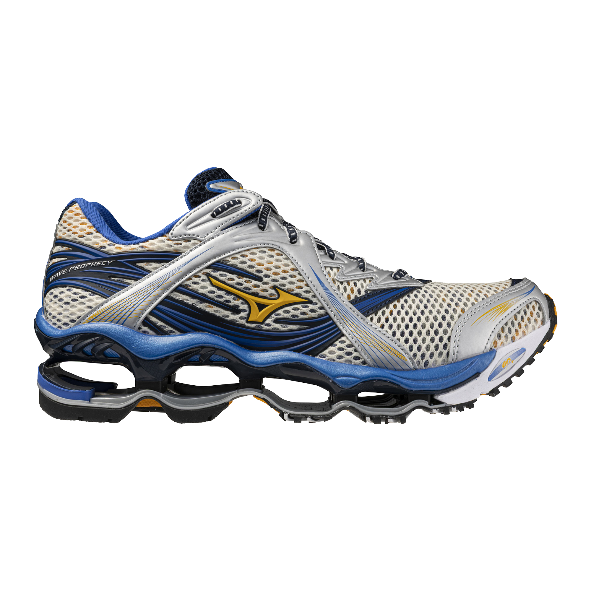 Zapatilla Mizuno Wave Prophecy 1 Artisan`s Gold / Zinnia / Strong Blue