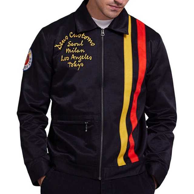 Chaqueta Deus Ex Machina Chime Racing Jacket Black