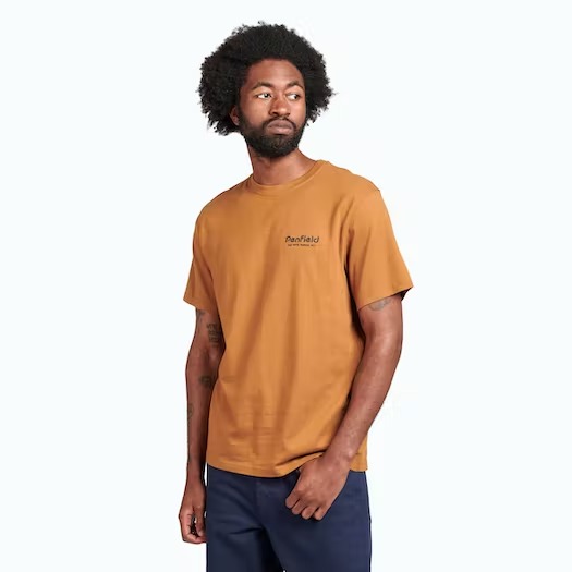 Camiseta Penfield Arc Mountain Back Graphic Rubber