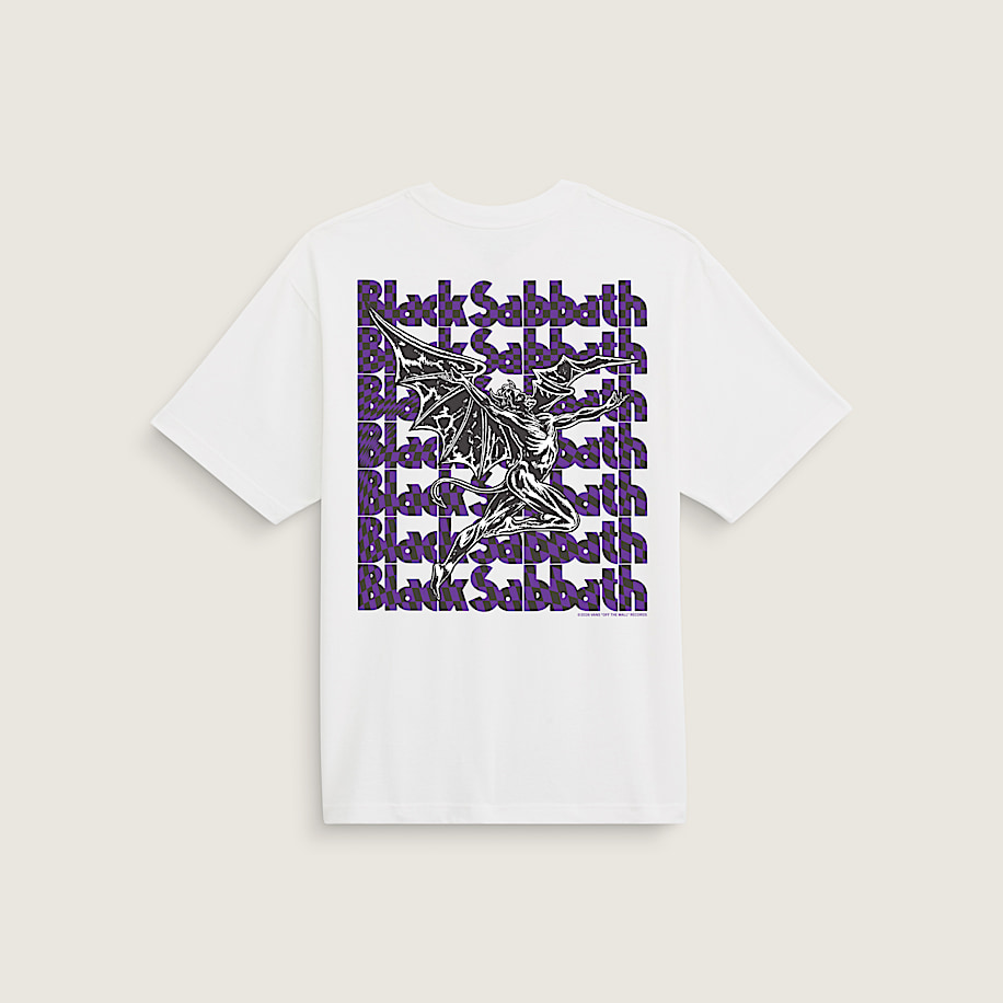 Camiseta Vans Black Sabbath SS Tee White