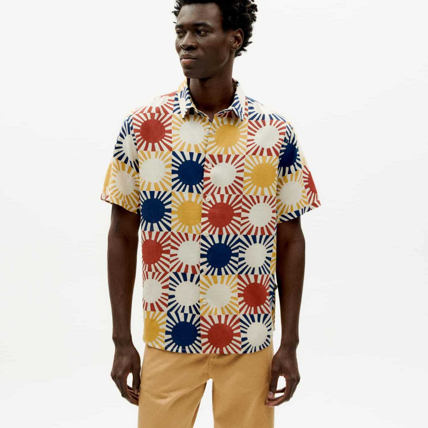 Camisa Thinking Mu Tom Shirt Sol Grid Earth
