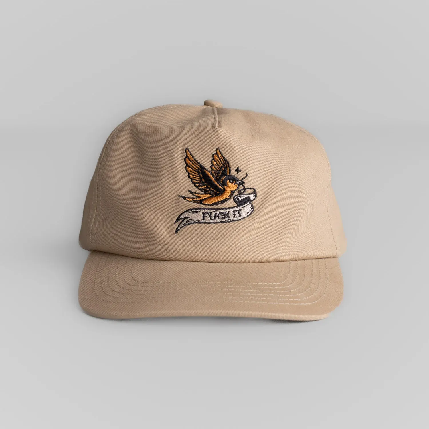 Gorra Iron & Resin Fuck It Hat Beige