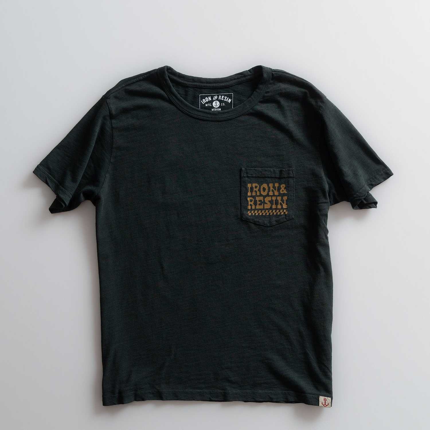 Camiseta Iron&Resin Western Supply Co Pocket Tee Dark Slate