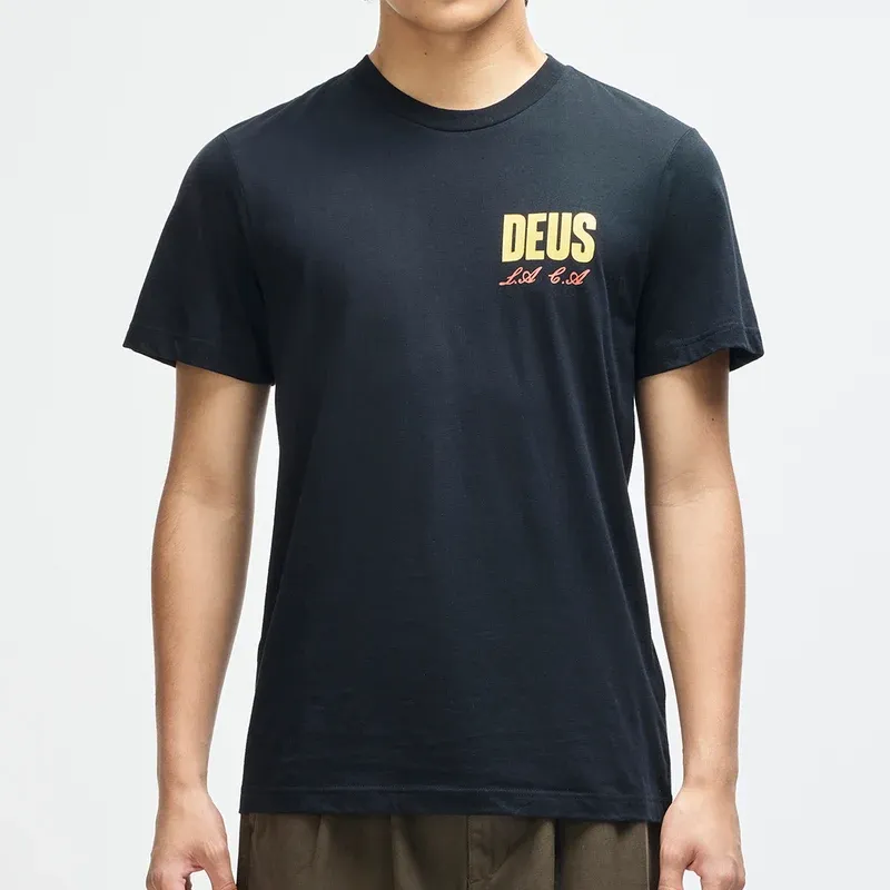 Camiseta Deus Ex Machina Cutaway Tee Black