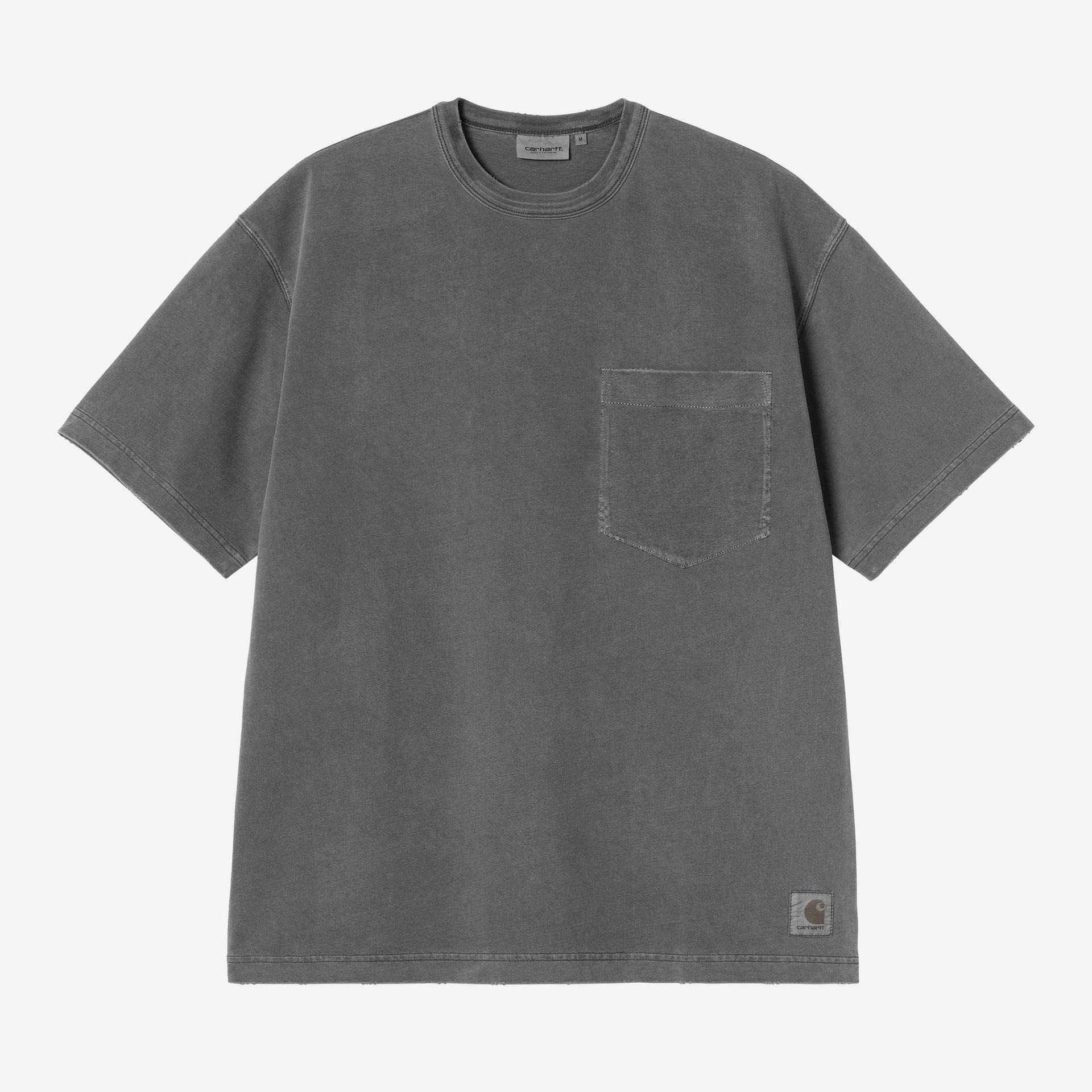 Camiseta Carhartt Wip Torion Pocket Black Grind Wash