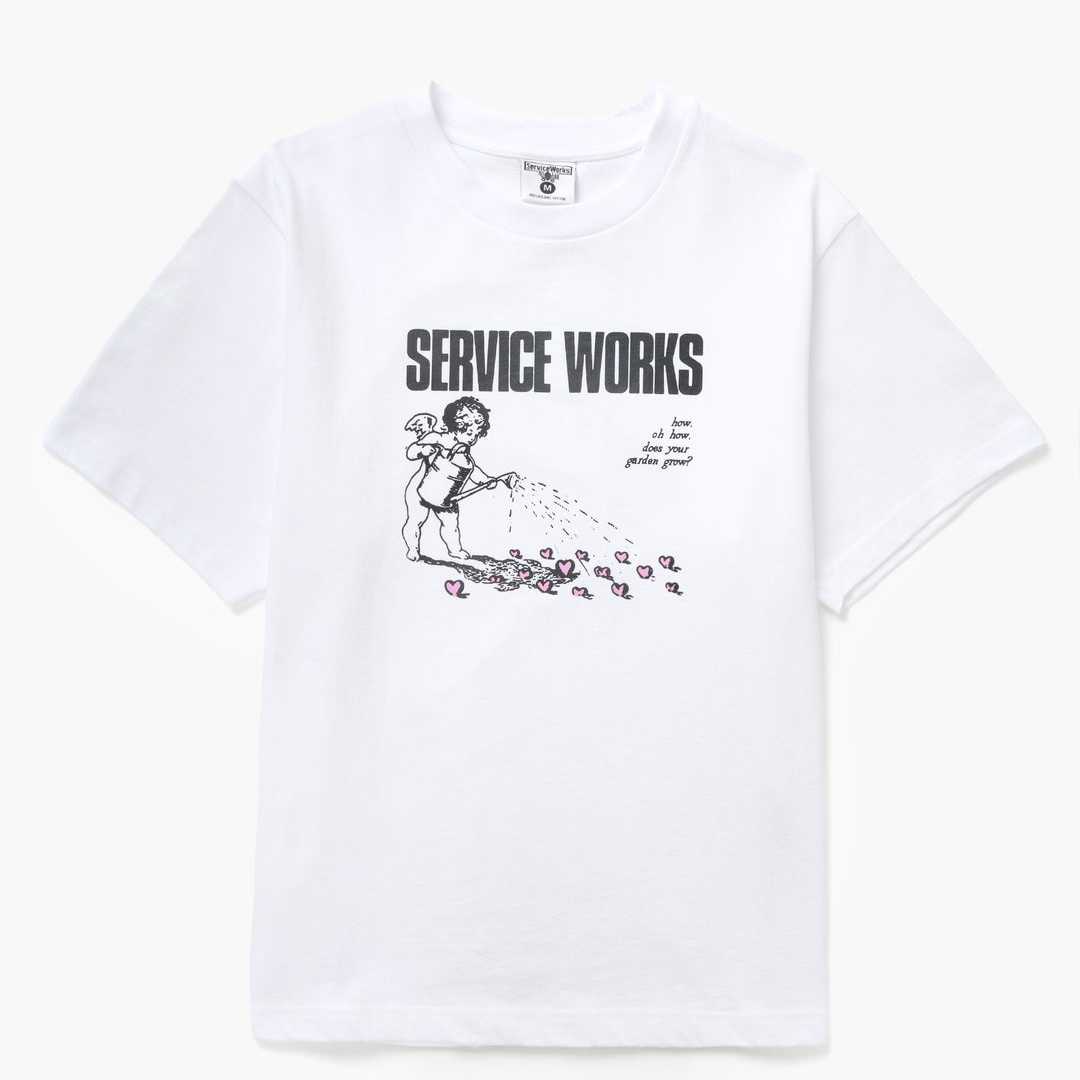 Camiseta Service Works Garden Tee White
