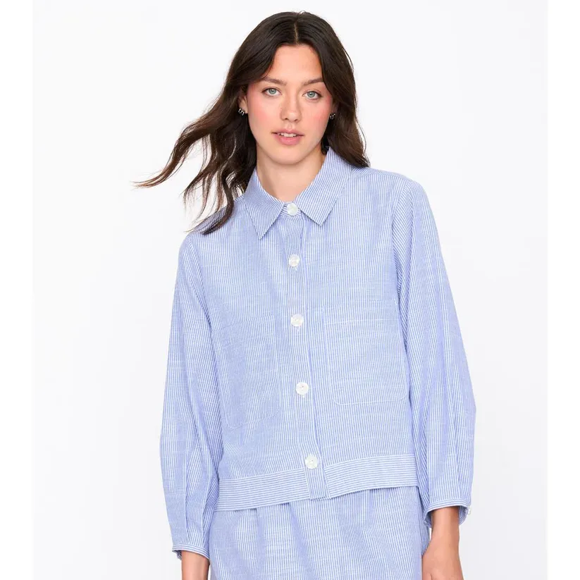 Blusa 24Colours De Rayas Azules