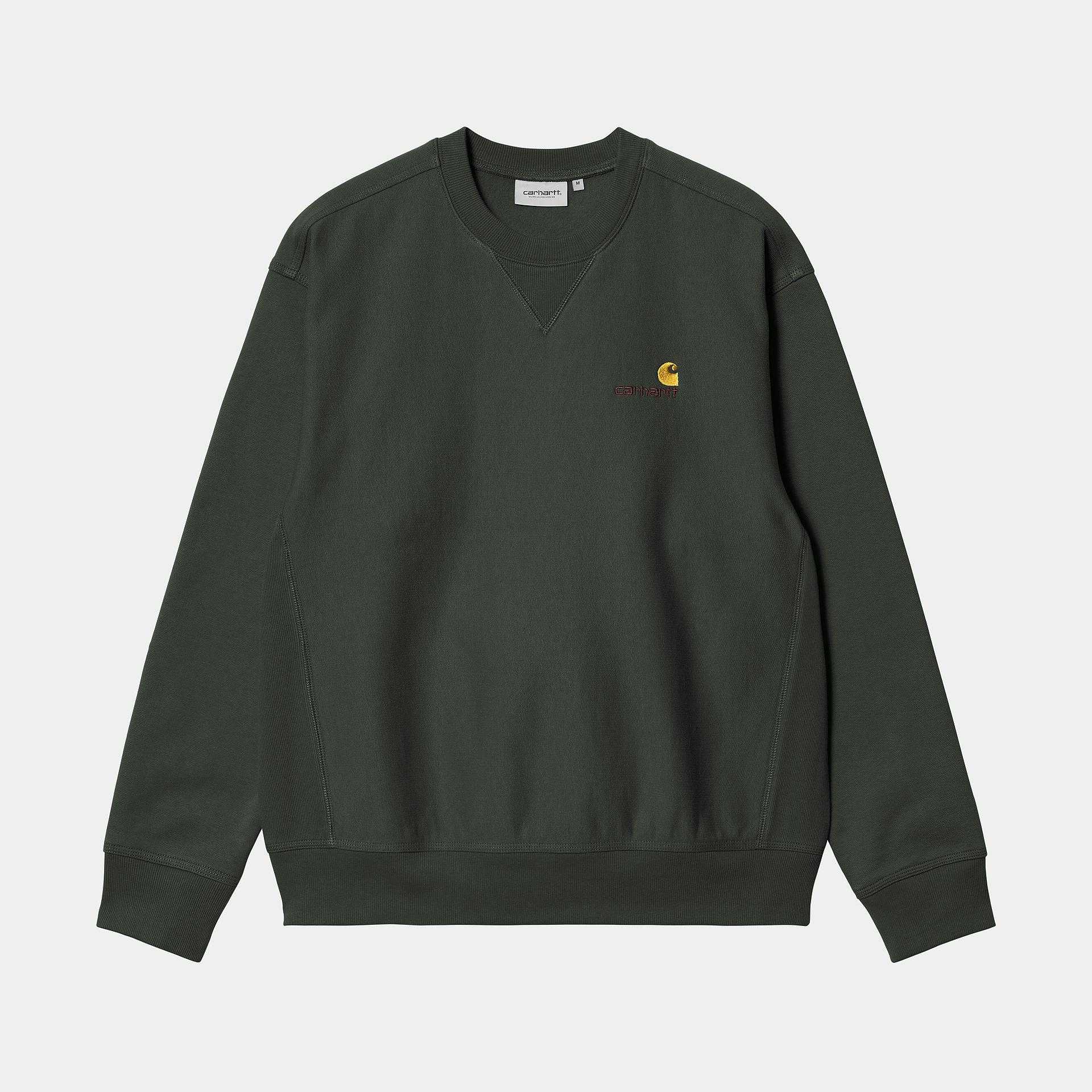 Sudadera Carhartt Wip American Script Sweat Raven