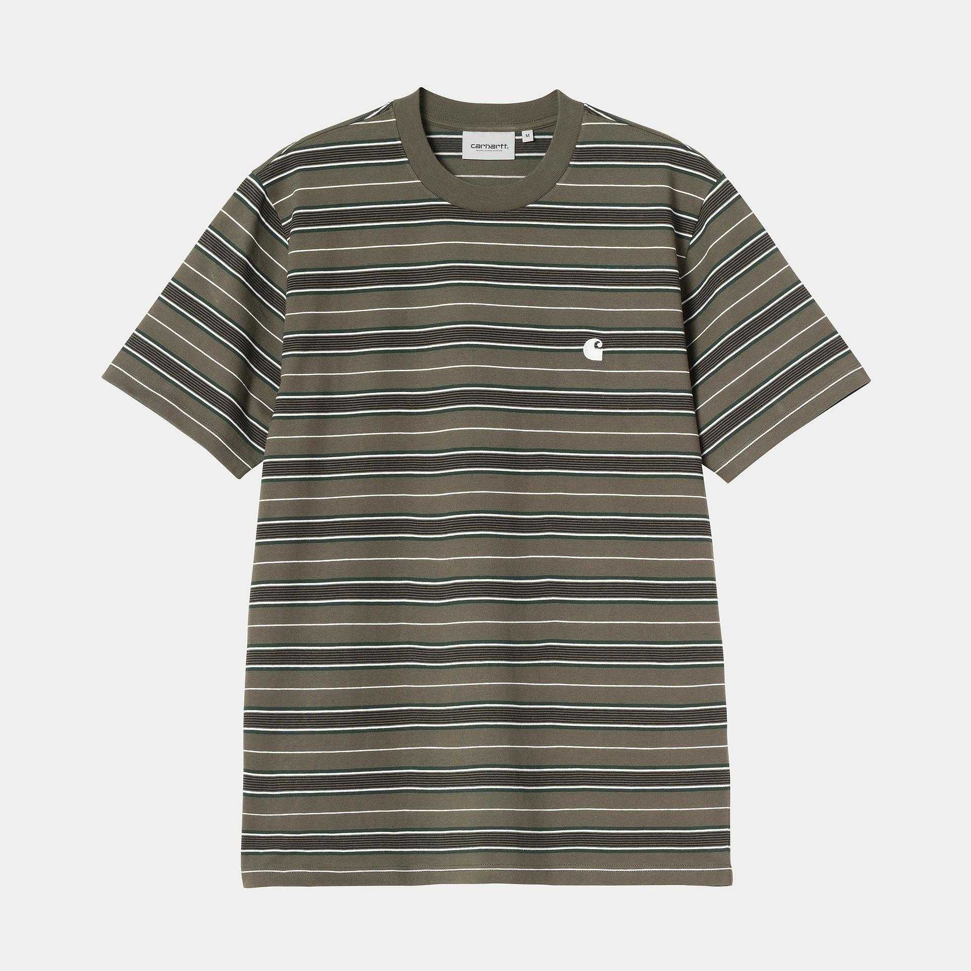 Camiseta Carhartt Wip S/S Bronson T-Shirt Bronson Stripe, Cypress