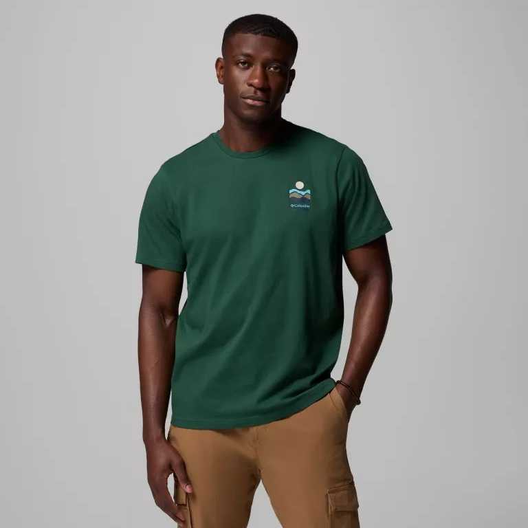 Camiseta Columbia Explorers Canyon Rain Forest