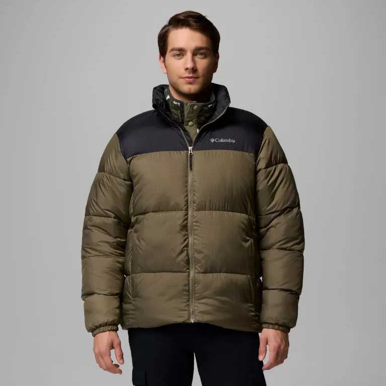 Cazadora Columbia Puffect III Stone Green/Black