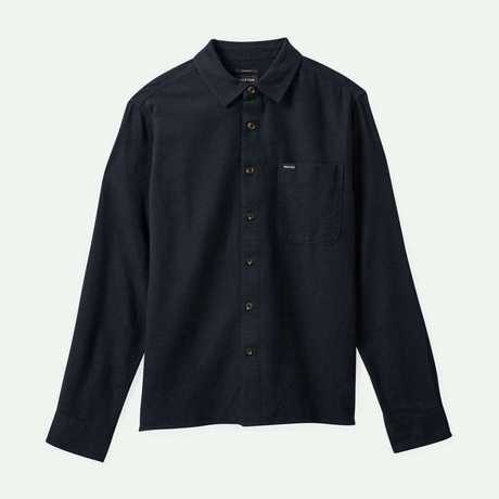 Camisa Brixton Franela Hasting Black