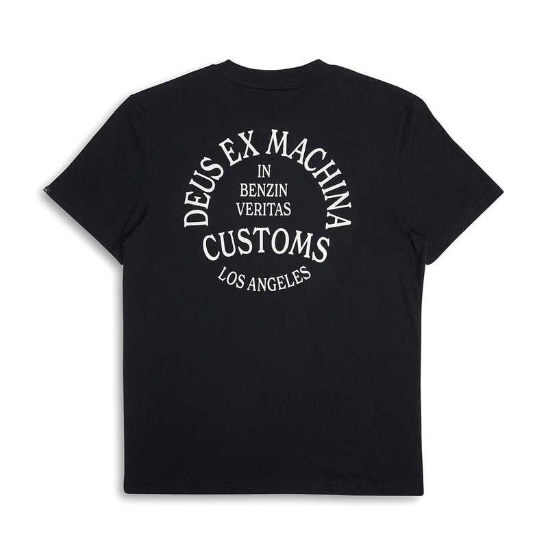Camiseta Deus Ex Machina Crossroad Tee Black
