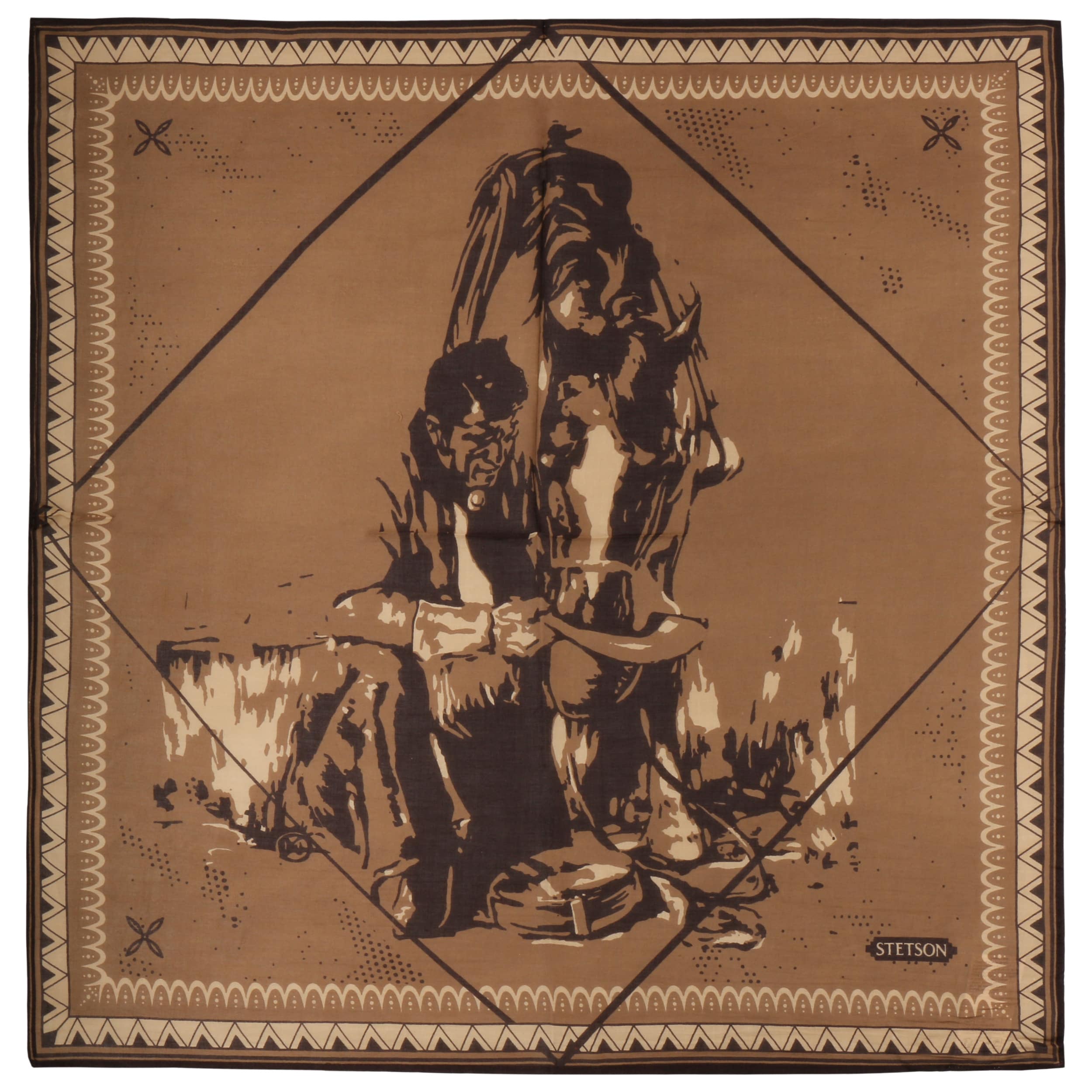 Bandana Stetson Last Drop Marrón