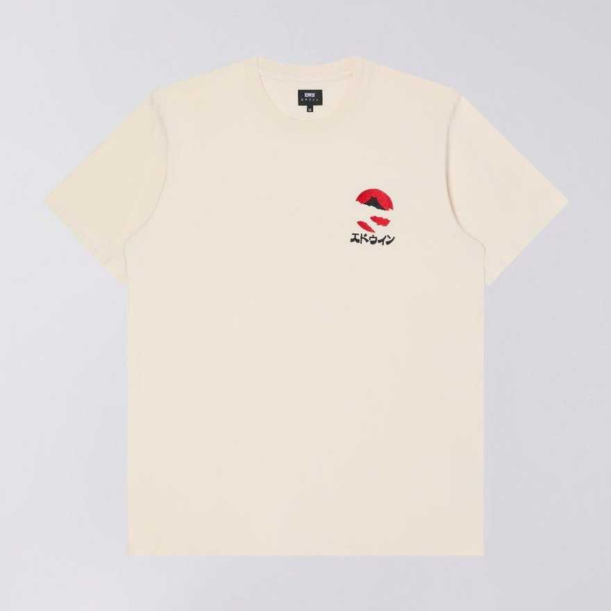 Camiseta EDWIN Kamifuji Chest Whisper White