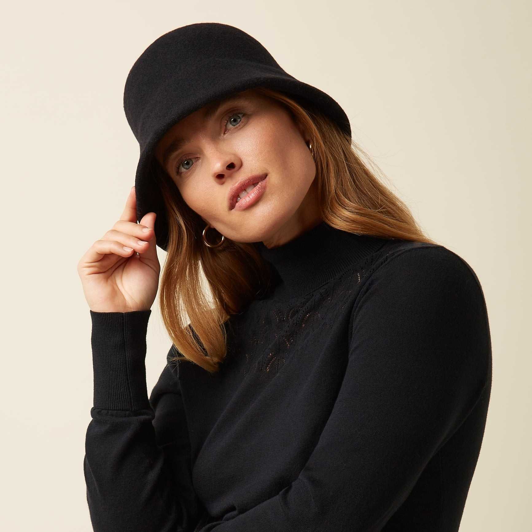 Sombrero King Louie Cloché Black