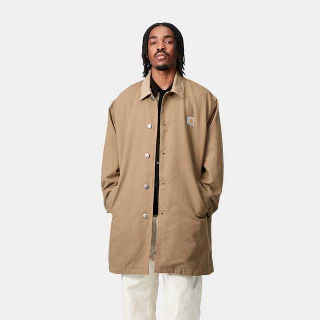 Abrigo Carhartt Wip Webster Leather/Leather Rinsed
