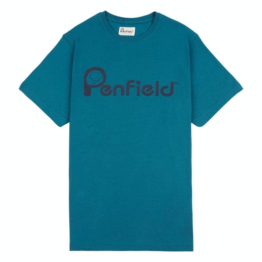 Camiseta Penfield Bear Chest mallard blue