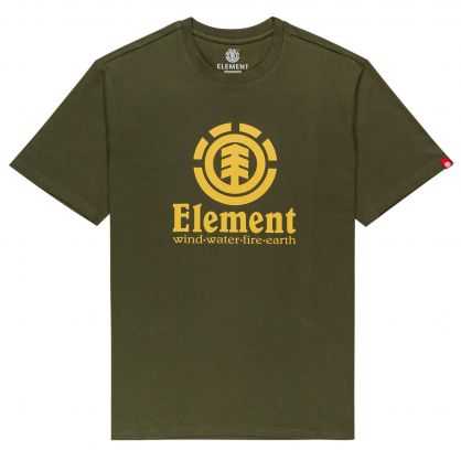 Camiseta Element Vertical army green / mustard