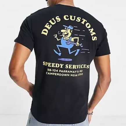 Camiseta Deus Ex Machina Speedy Tee Black