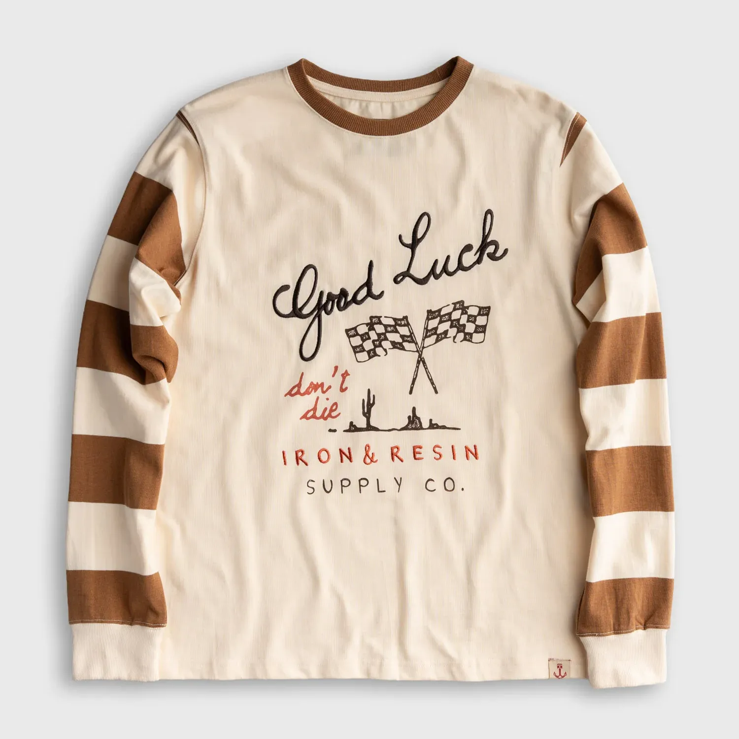 Camiseta Iron & Resin League LS Natural