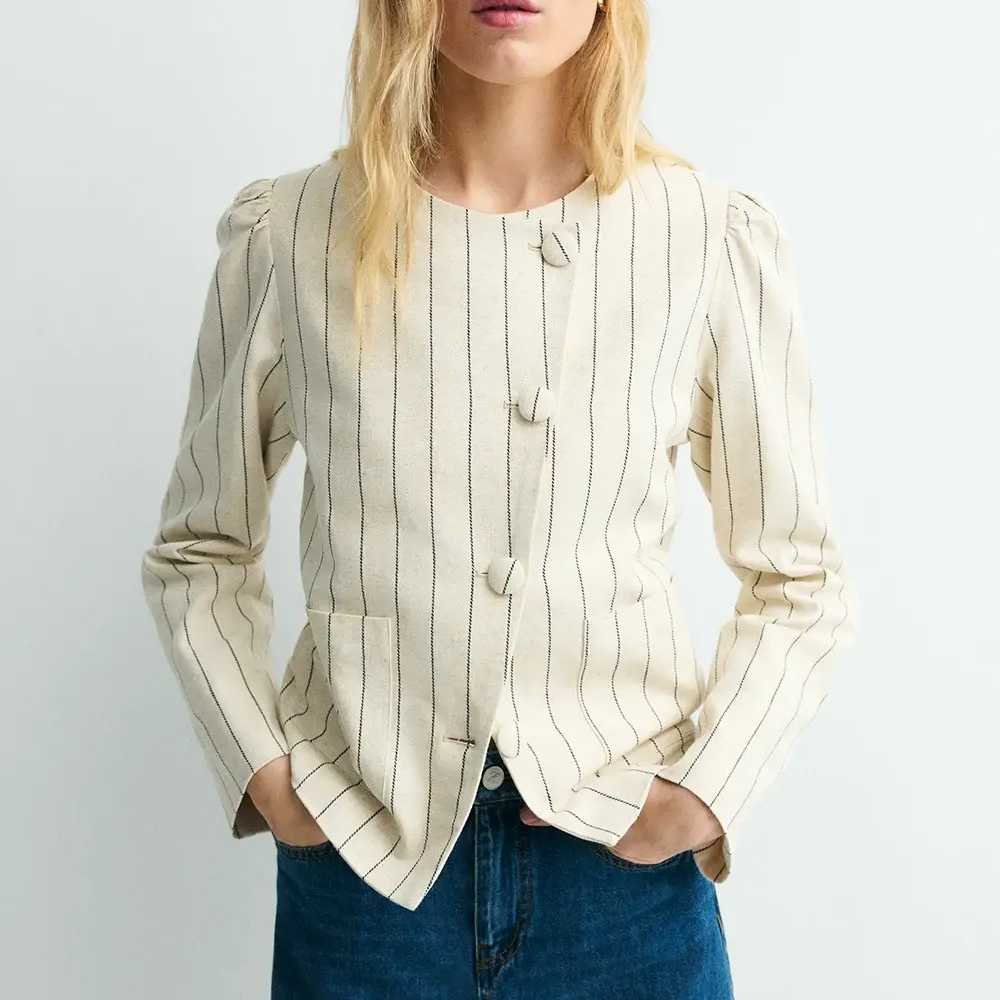 Chaqueta eseOese Bellini Natural Stripes
