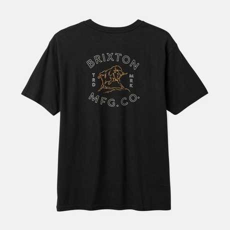 Camiseta Brixton Bryden Relaxed Black Classic Wash