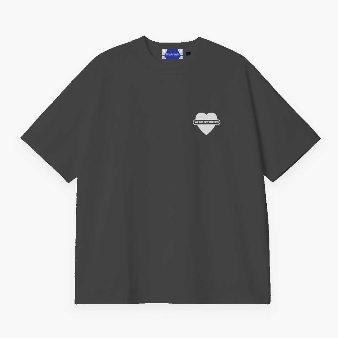 Camiseta WANF Union Love Antracite Boxy T-Shirt Charcoal
