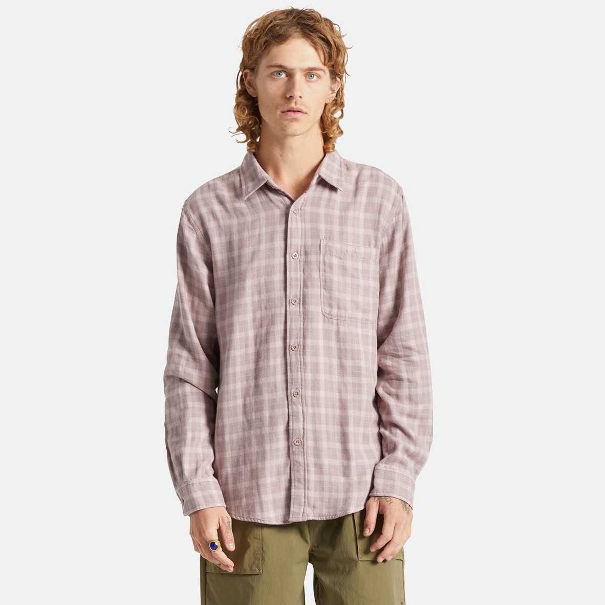 Camisa Brixton Bowery SW Flannel orchid
