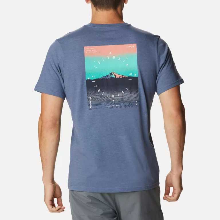 Camiseta Columbia High Dune Graphic Dark mountain