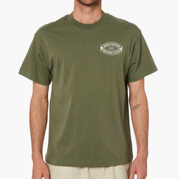 Camiseta DeusExMachina Harlem Tee Lichen Green